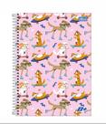 Caderno 20 Matérias Capa Dura Feminino D+ 400 Folhas Tilibra