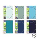 Caderno A4 Rideo 120 fls c/ Pasta Ocean