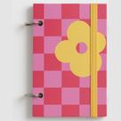 Caderno A5 Anotações e Desenhos Argolado com Elástico Liso, Pautado, Pontilhado, Quadriculado