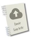 Caderno A5 Personalizado 100 Folhas Envie sua Arte Logo no Chat Miolo à Escolha