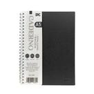 Caderno A5 Preto Espiral Smart Pp 80F.