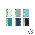 Caderno A5 Rideo 120 fls c/ Pasta Ocean