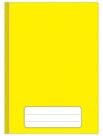 Caderno Agenda Escolar Pequeno Brochura Capa Dura 48 Folhas Cor:Amarelo
