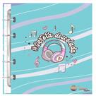 Caderno argolado 80 folhas 90 grs garota descolada merci 977 Caderno argolado 80 folhas 90 grs garota descolada merci 977