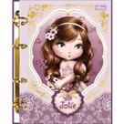 Caderno Argolado Cartonado Colegial Jolie 80fls Caderno Argolado Cartonado Colegial Jolie 80fls