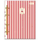 Caderno Argolado CHERRY Lovers com 6 Divisórias 80 Folhas