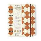 Caderno Argolado Cícero Office Duo Bossa Nova Pautado &amp Pontado A5 Boemia Caramelo