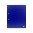 Caderno Argolado Fichário Azul Escuro Com Bloco 96 Folhas A4 YES Material Escolar Universitário Colegial