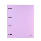 Caderno Argolado Fichário Lilás Tom Pastel YES A4 Colegial Universitário Bloco 96 Folhas 5 Divisórias