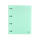 Caderno Argolado Fichário Verde Tom Pastel YES A4 Colegial Universitário Bloco 96 Folhas 5 Divisórias