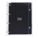 Caderno Argolado PVC PRETO - POLIBRAS