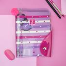 Caderno Argolado Univ c/ Botão 192 fls DAC Rebecca Bonbon