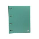 Caderno Argolado Verde Jade Fichário Yes A4 Colegial com 96 Folhas 5 Divisórias Universitário Tom Pastel