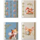 Caderno Argolado Woodland com Elástico 4 Capas 80 Folhas