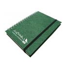 Caderno artesanal com Capa revestida com Folha de Bananeira de Wireo
