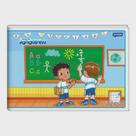 Caderno Brochura 1/4 Caligrafia 40 Folhas 200x140mm Jandaia Capa Dura Caderno Brochura 1/4 Caligrafia 40 Folhas 200x140mm Jandaia Capa Dura