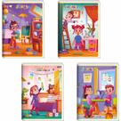 Caderno Brochura 1/4 Jandainha 60 Folhas - Pacote com 20 Unidades
