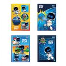 Caderno brochura capa dura 1/4 80 folhas Astro Bot - Tilibra Caderno brochura capa dura 1/4 80 folhas Astro Bot - Tilibra