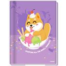 Caderno Brochura Capa Dura 1/4 Pequeno Lala Pets 80 Folhas CREDEAL
