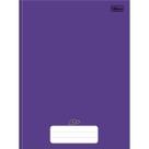 Caderno Brochura Capa Dura Universitário D+ Roxo 48 Folhas