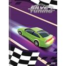Caderno Brochura Capa Dura Universitário Silver Tuning Carros 80 Folhas SD