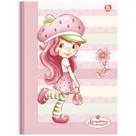 Caderno Brochura Colegial Capa Dura Moranguinho c/ Cheirinho de Morango 160 Folhas Decoradas - Animativa COR:MORANGUINHO