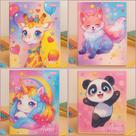 Caderno Brochura Grande 96 Folhas Capa Dura Unicornio Amei Sortido Caderno Brochura Grande 96 Folhas Capa Dura Unicornio Amei Sortido