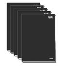 Caderno Brochura Grande Capa Dura 80FLS Kit 5 Unidades Credeal