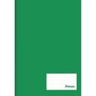 Caderno brochura pequeno 1/4 96 folhas verde kit com 2