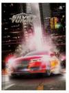 Caderno brochura universitário capa dura silver tuning 80f carro vermelho - Animativa