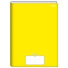 Caderno brochura universitário Stiff Jandaia amarelo 80 folhas