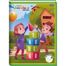 Caderno Brochurão Capa Dura Jandainha BEM BOM Verde 80 Folhas Pacote com 05