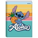 Caderno Brochurão Capa Dura Lilo & Stitch 80 Folhas