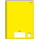 Caderno Brochurão sem Pauta STIFF 96 Folhas Amarelo CD Pacote com 05