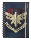 Caderno Bullet Journal Container Capitan Marvel 80fls