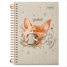 Caderno Cadersil pequeno woodland espiral 80 folhas