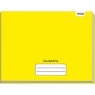 Caderno Caligrafia Capa Dura Liso Horizontal 1/4 96 Folhas Amarelo Tamoio Pacote com 5 Caderno Caligrafia Capa Dura Liso Horizontal 1/4 96 Folhas Amarelo Tamoio Pacote com 5