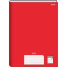 Caderno Caligrafia Capa Dura STIFF 1/4 96 Folhas Brochura Vermelho Pacote com 5 Unidades