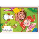 Caderno caligrafia pequeno 40fls capa flexivel jandaia