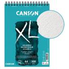 Caderno Canson XL Aquarelle A4 300g/m² Espiral 30 Folhas Papel Profissional para Aquarela