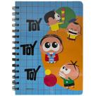 Caderno Capa Dura Mônica Toy Quadriculado A5 80 Folhas