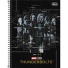 Caderno capa dura universitario thunderbolts 1 materia 80 folhas - sortido - tilibra Caderno capa dura universitario thunderbolts 1 materia 80 folhas - sortido - tilibra