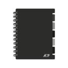 Caderno Capa Flexivel Universitario 96 Folhas Preto Acp