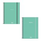 Caderno capa plástica universitário 1x1 80 folhas Neon Turquesa - Tilibra Caderno capa plástica universitário 1x1 80 folhas Neon Turquesa - Tilibra