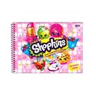 Caderno Cartografia 96 Folhas Shopkins Jandaia