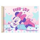 Caderno Cartografia Desenho Capa Dura Minnie 80 Folhas