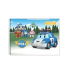 Caderno Cartografia Desenho Robocar Poli 80F