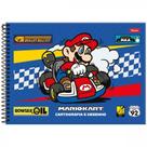 Caderno Cartografia e Desenho Super Mario 80 Folhas - FORONI Caderno Cartografia e Desenho Super Mario 80 Folhas - FORONI