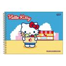 Caderno Cartografia Espiral 80 FLS Hello Kitty Capa4-Jandaia