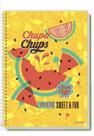 Caderno Chupa Chups - 1 matéria - 80 folhas - Licenciado Credeal -